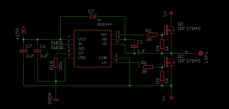 IR21844 mosfet driver - Forum - Circuits Online